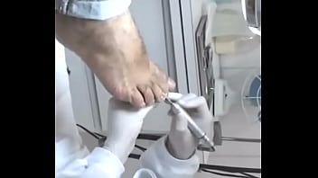 Preview 1 of Nurse Smoke - Male pedicure