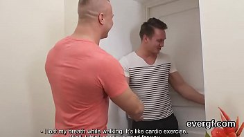 Preview 3 of Taiwan Grope - Poor dude lets sexy buddy to ream his lover for dollars