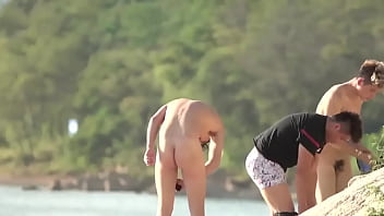 Preview 3 of Old Man Japanese Chinese - boy piss beach spy