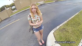 Preview 2 of I If It - Broke teen with golden hair riding my cock