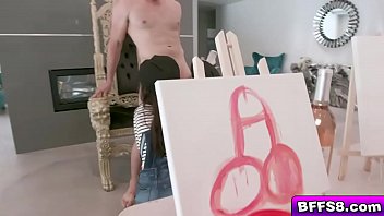 Preview 3 of Esco Didas - Pervy gals goes on a hard fucking sesh as they share the models prick making him cum and burst his load