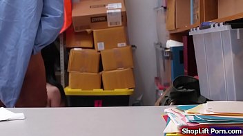 Preview 3 of Caiu Net Ana Paula Da Silva - Young shoplifter fucked by store officer