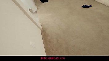 Preview 1 of Zenra Fucking - Horny Teen Fucks Stepbro After Blocking His Shower