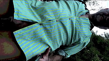 Preview 4 of Prya Rai Double Penetration - outdoor pee through foreskin