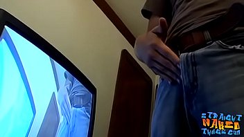 Preview 1 of Boos Xvideo Brazzers - Straight thug Bryce Corbin teases by jerking off solo