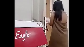 Preview 1 of Boy Girl Sleeping - Eagle Boob Slip Show Delivery Guy