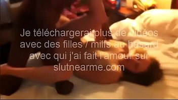 Preview 1 of Wife Surprised Husband - &Eacute_norme bbc d&eacute_truire petite jeune fille et elle adore