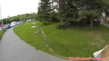 Preview 4 of Indian Bd Gff - Amateur teen pov blowing dick outdoors