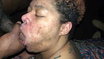 Preview 3 of Aunty Train Sex - Cumplay with long tongue and tongue ring
