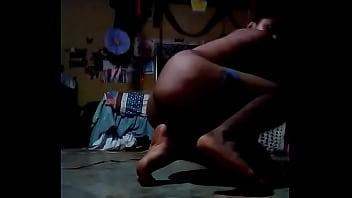 Preview 3 of Usa Sez - Guatemalan 19-Year-Old Showing Ass on Cam for White Master
