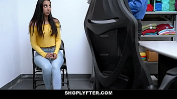 Preview 1 of Holy Ass Teen - Pierced latina teen shoplifter punish fucked by officer