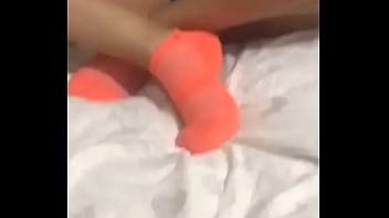 Preview 3 of Fuck Me Pregnent Wifecom - Slut playing with her tits then flashing