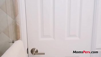 Preview 1 of Socks Domina - Stepmom helps horny with his big dick- Aaliyah Love
