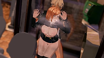 Preview 3 of Bothroom Sex Video Hd Copal - Nobara Hentai 3d animated jujutsu kaisen kugisaki nobara
