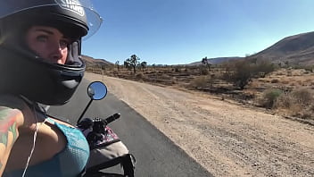Preview 4 of Malay Girk Suck - felicity feline riding on aprilia tuono motorcycle