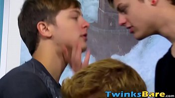 Preview 1 of Hvnfxyghs - Cute twink lets two guys plow his every hole without condoms