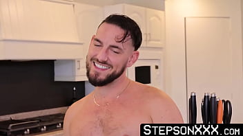 Preview 1 of X X X Sise - StepsonXXX.com - Jax Thirio &amp_ Jack Valor &amp_ Jack Waters - Wavy haired Jack Valor surrenders to Jax Thirios rimming and barebacking