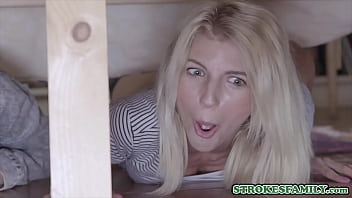 Preview 1 of Only Sliping Girl - Snowballing stepsister secrets recorded on vid