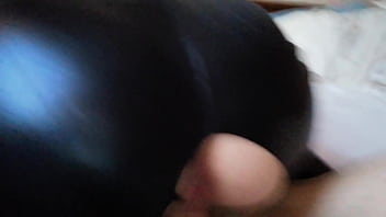 Preview 1 of Arab Mamy - Fuck teen in leather leggings