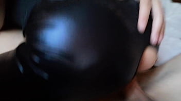 Preview 4 of Arab Mamy - Fuck teen in leather leggings