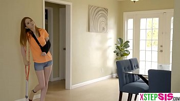 Preview 4 of Japad Se - Cripple stepsister jizzed on and fucked by her stepbro