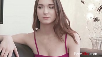Preview 1 of Stap Mom Sering Bed - Virgin taught to fuck in GANGBANG- Audrey Hempburne &amp_ Hazel Moore - StepSiblings