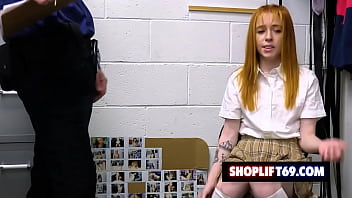 Preview 1 of Wifi De - Tiny redhead babe Madi Collins fucked for stealing a bracelet at the store