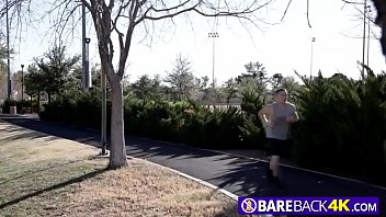 Preview 1 of Big Boom Mom Sex Son - Hot Jocks have bareback anal sensual sex on camera. Teen gay fitness models