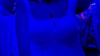 Preview 1 of Black Rimming - Blue Light Special