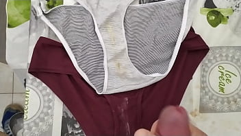 Preview 2 of Didia Amateur - corrida en bragas de mi mujer 49 (cum in pants of my wife)