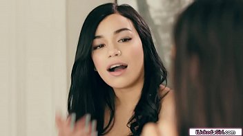 Preview 2 of Run Booty Run - 2 teens lick each other after voyeuring