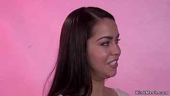 Preview 1 of Drug Part - Beauty mouth banged in bondage