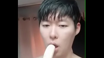 Preview 1 of Wichs Treffen - my korean sucking on his favorite fruit