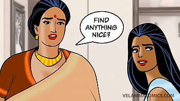 Preview 2 of Boobs Press On Bus Japanese - Velamma Episode 91 - Like step Mother,  Like Daughter-in-Law
