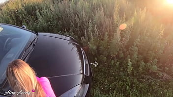 Preview 4 of College Students Sex Videos - Public Outdoor Fuck Babe with Sexy Butt - Young Amateur Couple POV