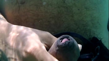Preview 2 of Tranny Reverse Pov - Being jacked off at the ocean