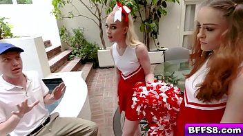 Preview 1 of Julia Barreto Sex Scandal - The chicks takes turn hopping on the studs balance beam for some seriously tight twat rides
