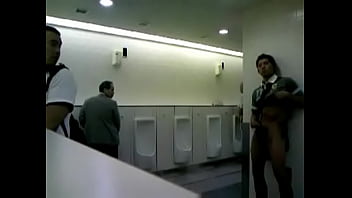 Preview 2 of Odje Com - wank in public toilet