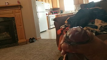 Preview 4 of Johnny Licking Pussy - Blakstallion1969 stroking one during lunch