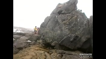 Preview 1 of Java Dasti - Cecile gets a Threesome by the Sea
