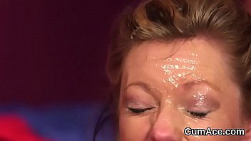 Preview 3 of Jenna Jade Webwebcam - Peculiar stunner gets cumshot on her face swallowing all the load
