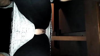 Preview 1 of Birthday Sex Group Gift Sleeping - Mature Up skirt and closeup