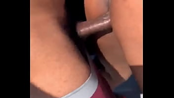 Preview 2 of Transangels Shemale Fuck Guy - Broad daylight getting fucked on top parking garage