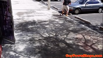 Preview 1 of Bodybuilding Girls Bigboobs - Caught pawnshop thief cumsprayed by brokers