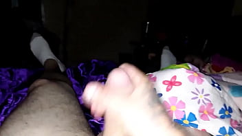 Preview 1 of Shemale Creampie Hd - Forrest playing with my dick