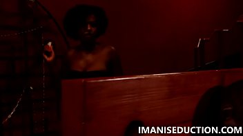 Preview 4 of Teen Caught Fingering - Sexy Mean Domme Spanks Sub in the Pillory