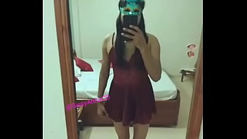 Preview 3 of Solo Orgasem - Sissy Anita Practicing her Curtsy to Please her Master
