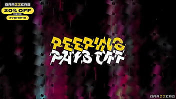 Preview 4 of Scool Girl Vs Nigro - Peeping Pays Off.Miss Jackson,  Coco Rains / Brazzers/ Enter XVPROMO on official site for discount