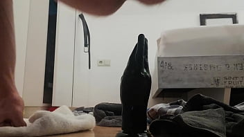 Preview 1 of Mount - Teen Anal Fisting with Dildo