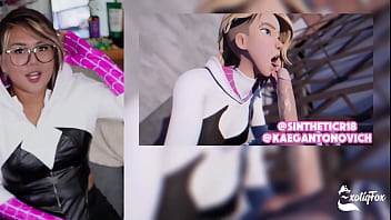 Preview 3 of My Sister Is A Whore - GWEN STACY GETTING HARDCORE FUCKED BY VENOM - ExotiqFox Solo Gooner Girl Masturbation Gooning